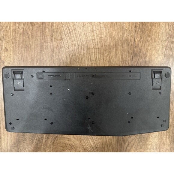 Logitech K345 Wireless Keyboard Slim Full-Size Tested Working Great - Picture 2 of 3